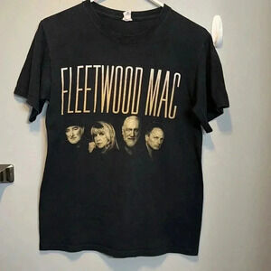 2013 fleetwood mac merch concert tour tshirt size small black short sleeve